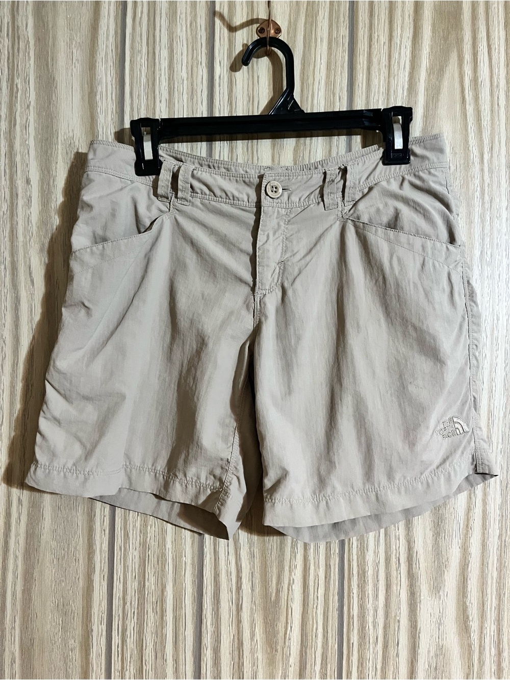 The North Face Horizon Khaki Beige Hiking Utility Shorts 4